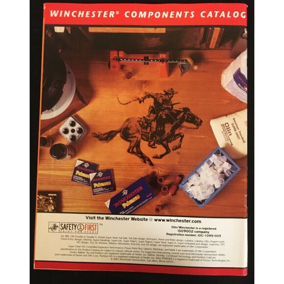 Winchester Ammunition Components Catalog 2001- Reloading Data Included - Picture 6 of 6